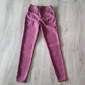 High-rise skinny denim